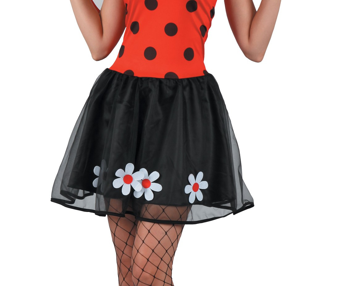 Role play-set for adult Lovely Ladybug (dress, hairband, wings), size S